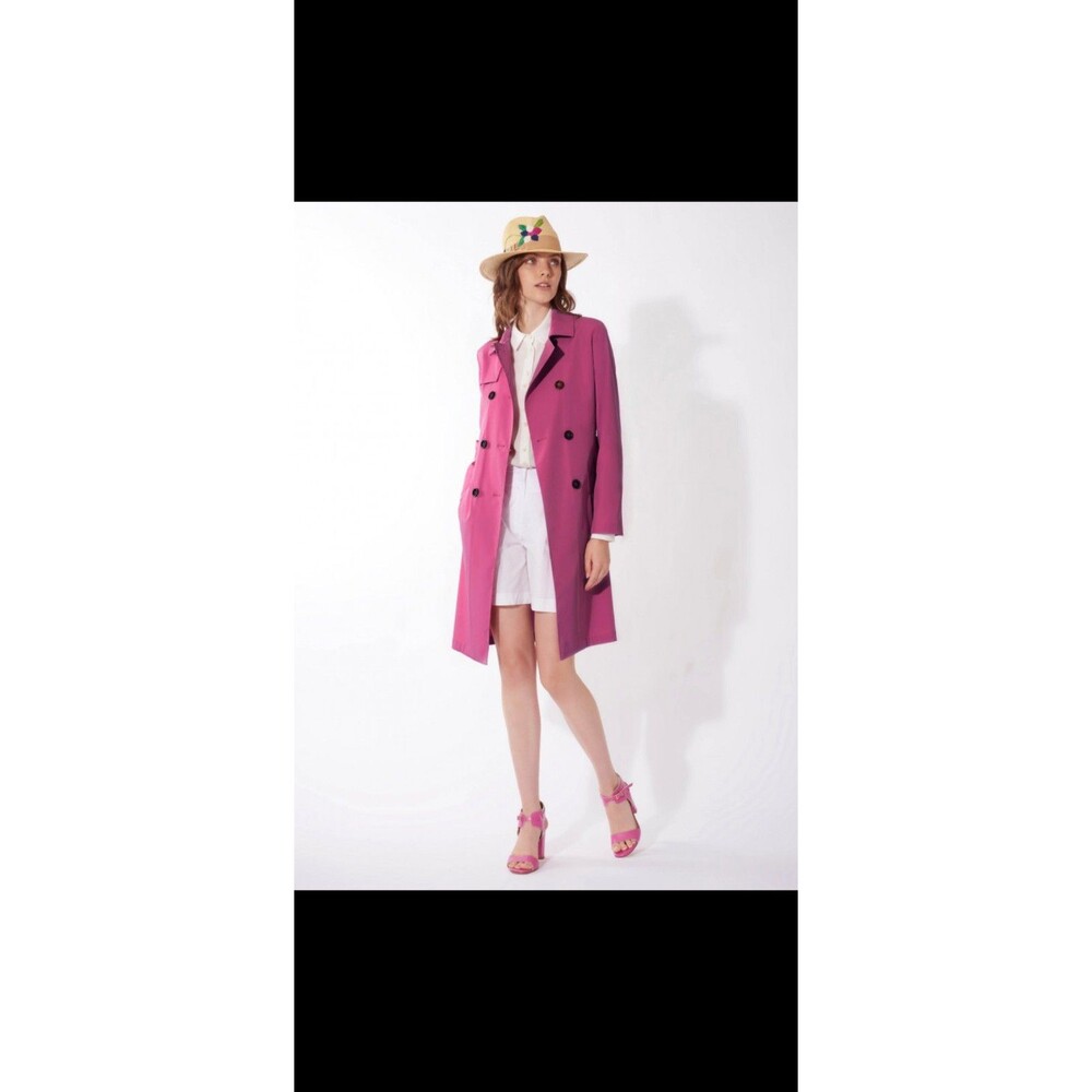 NWT / Cinzia Rocca / Icons / double breasted trench / Medium / $900 retail